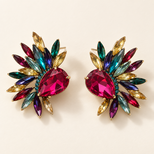 Zuri Multicolor Statement Earring