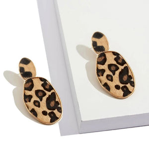 Perfect animal print earrings